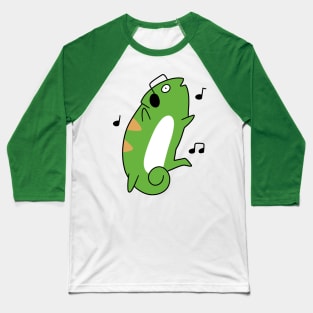 Dancing Chameleon Baseball T-Shirt